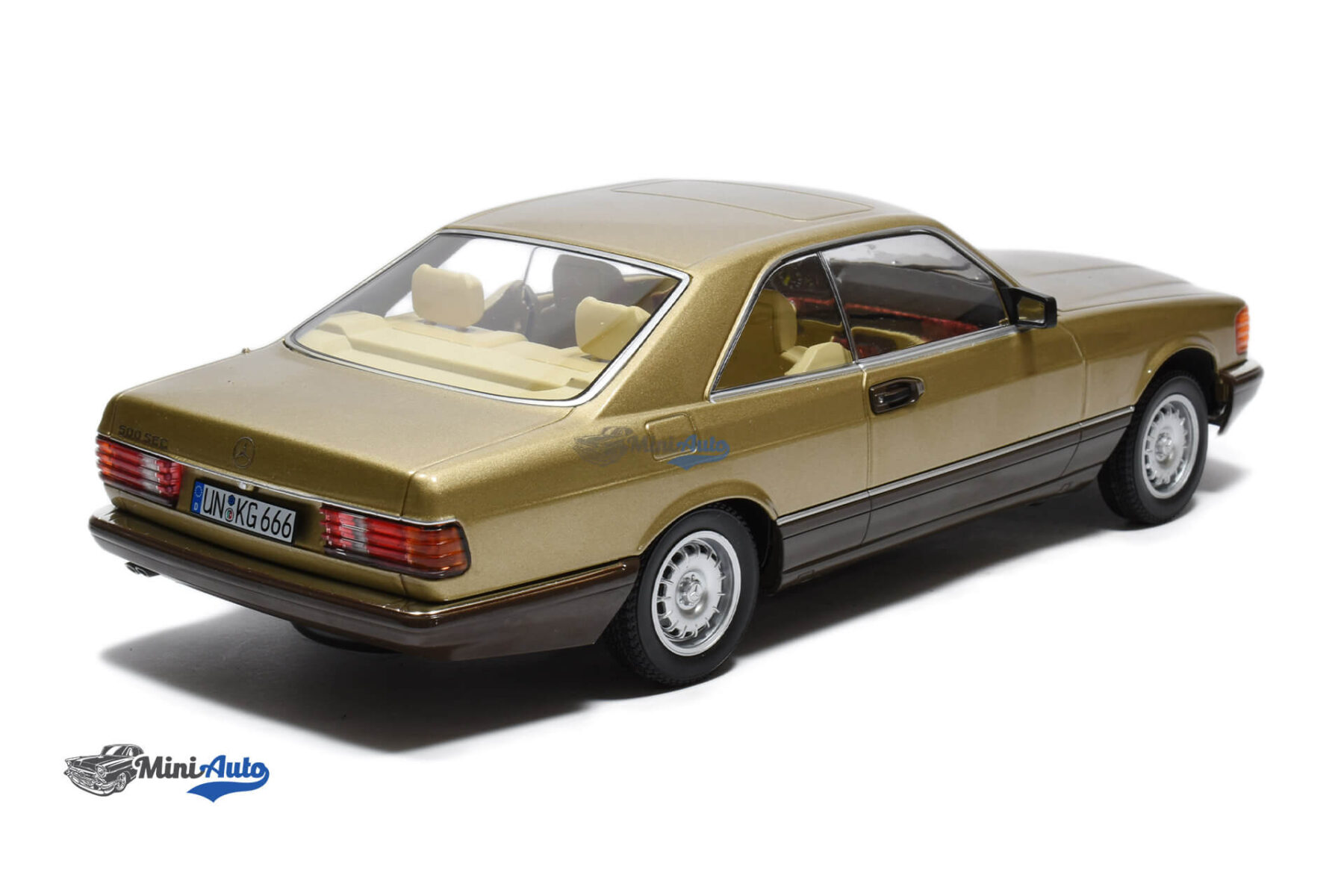Mercedes-Benz S-class 500SEC C126 Coupe - 1987 - Gold - Image 2