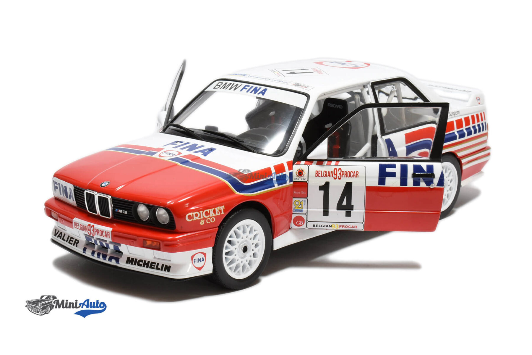 BMW M3 E30 N14 Belgium Marc Duez - 1993 - White - Image 2