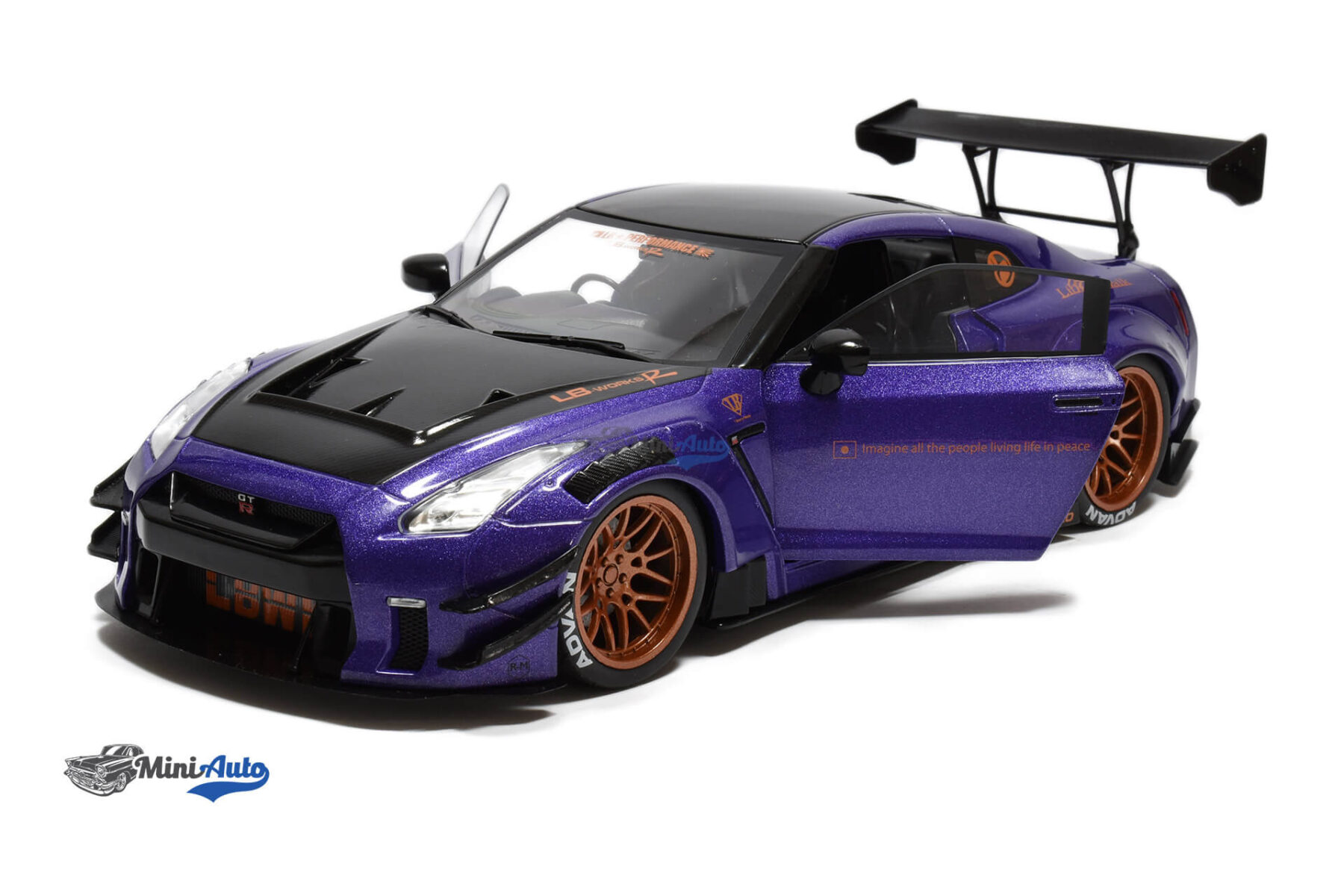 S1805812---Nissan-GT-R-R35-Liberty-Walk---2022---Purple_2 Nissan GT-R R35 Liberty Walk - 2022 - Purple - Image 2