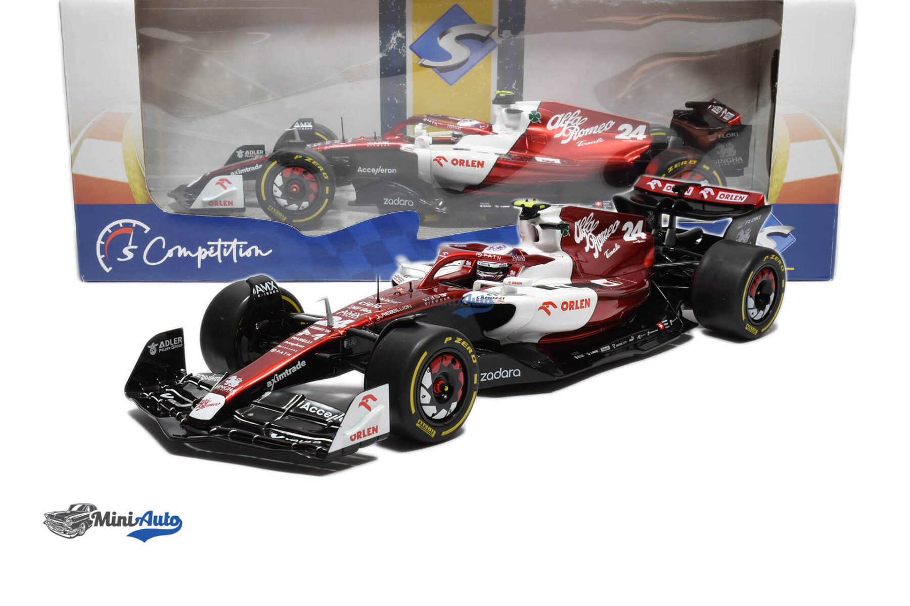 Alfa Romeo F1 C42 N24 Canada GP Z.Guanyu - 2022 - Red - Image 4