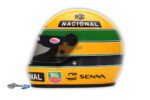 Casco Helmet F1 Ayrton Senna Team Rothmans Renault - 30 Years Tribute Imola Italy Gp 1994-2024 - White Yellow Green - Image 3