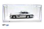Single Showcase white with 4 Led Lamps for modelcars in scale (Model nije uključen) 1:18 - White - Image 3