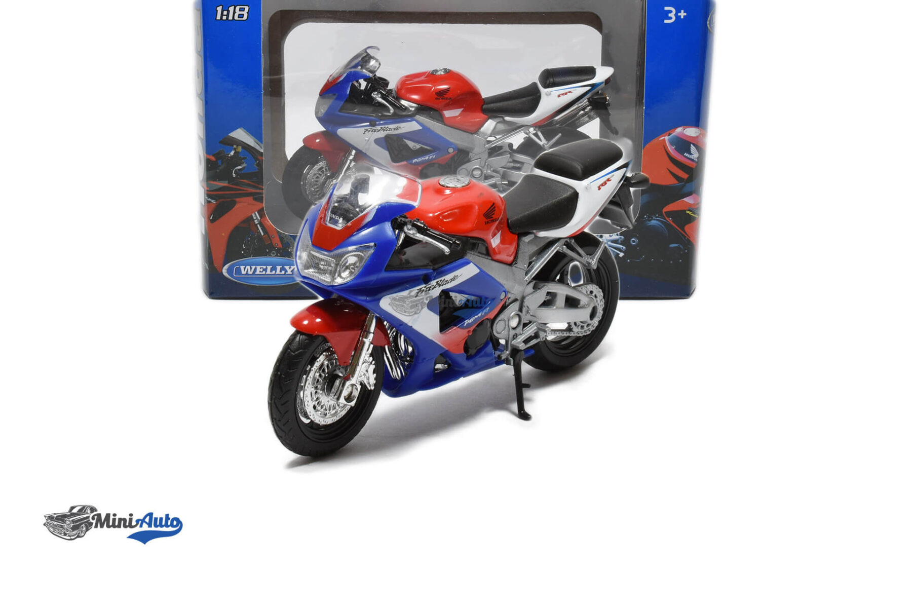 Honda CBR 900RR - 1997 - Red/Blue/White - Image 4