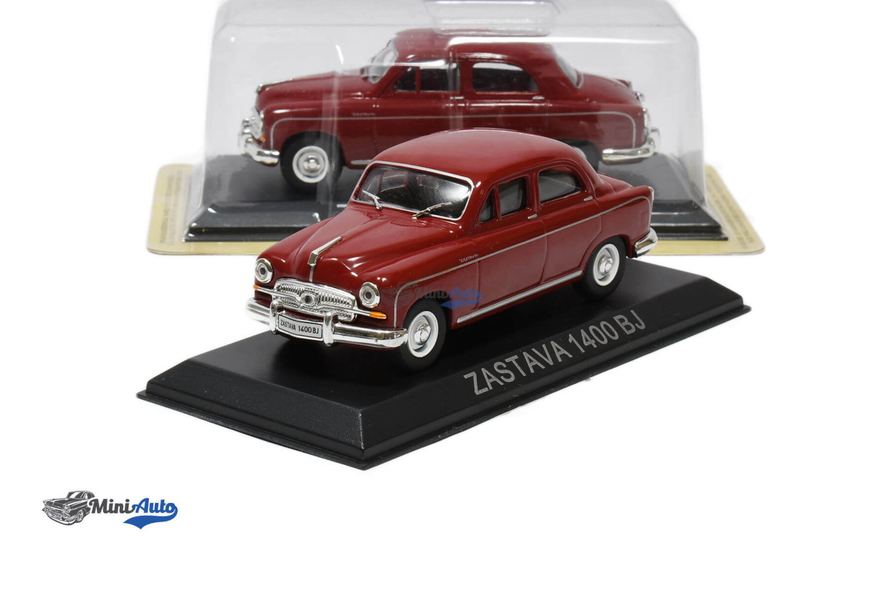 Zastava (Fiat) 1400 BJ 4-Door – 1950 – Red - Image 4