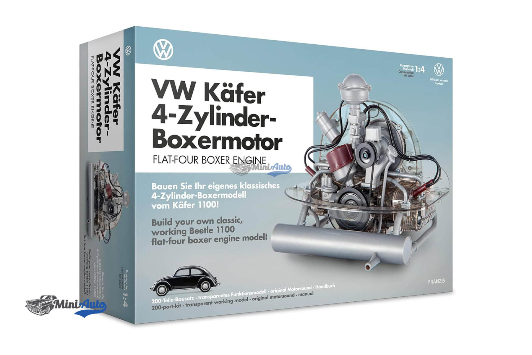 FR67038---Volkswagen-VW-Pretzel-Beetle-4-cylinder-boxer-engine-1946-1953-Kit-1-4_1 Volkswagen VW Pretzel Beetle 4-cylinder boxer engine 1946-1953 Kit 1:4 - Image 1