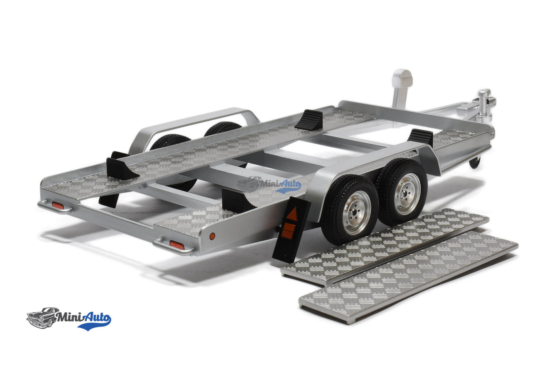 Trailer Autotrailer for 1:18 – Silver - Image 3