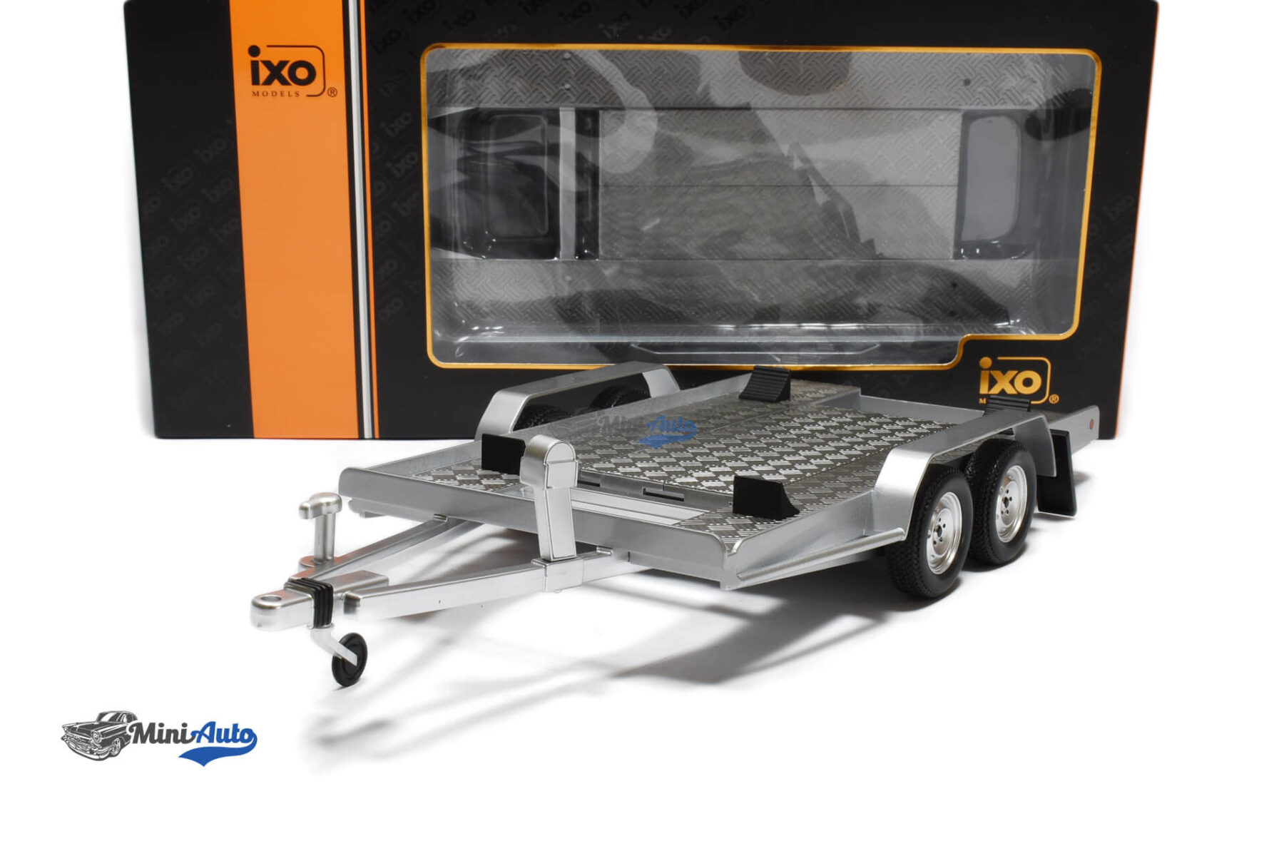 Trailer Autotrailer for 1:18 – Silver - Image 5