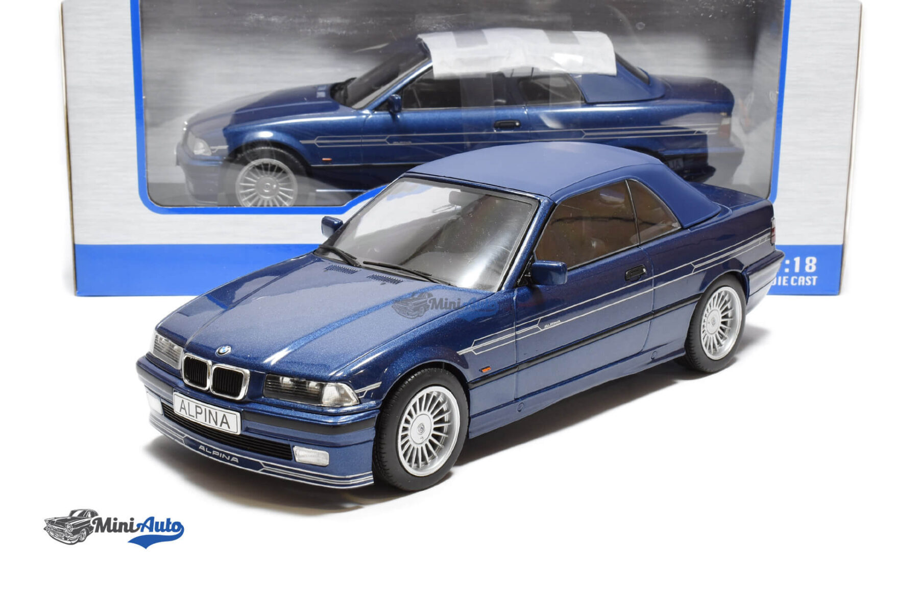 BMW E36 Alpina B3 3.2 Convertible - 1995 - Blue - Image 6
