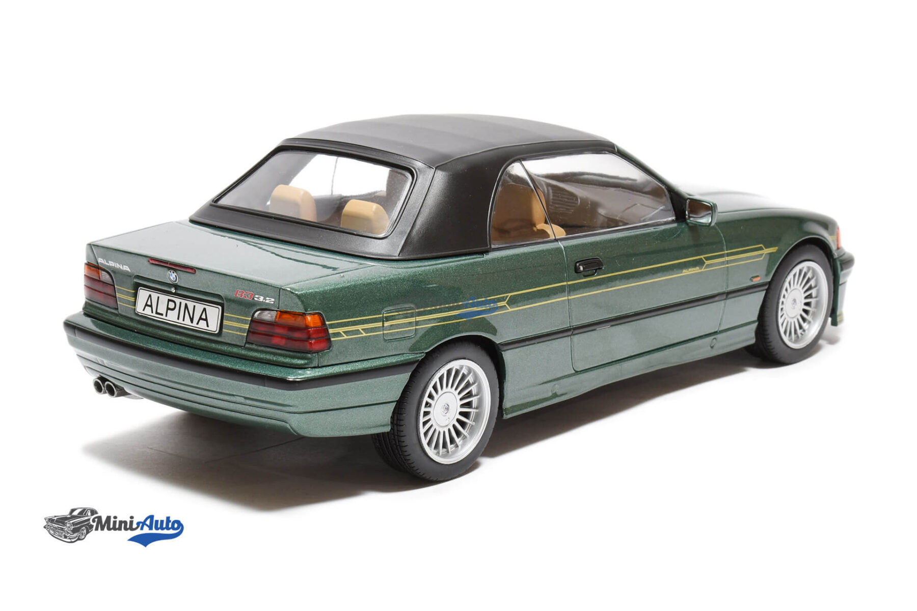 BMW E36 Alpina B3 3.2 Convertible - 1995 - Green - Image 3
