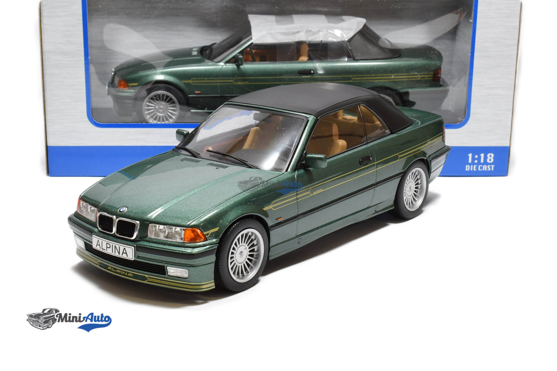 BMW E36 Alpina B3 3.2 Convertible - 1995 - Green - Image 6