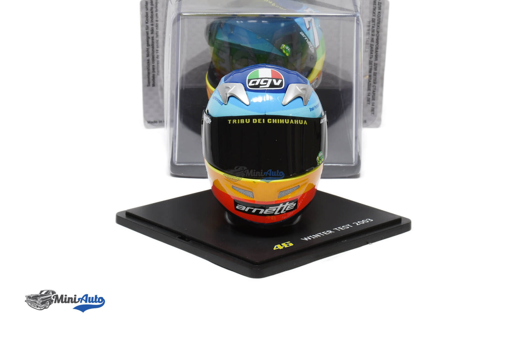 Valentino Rossi N46 Winter Test World Champion Kaciga 1/5 - 2003 - Image 5