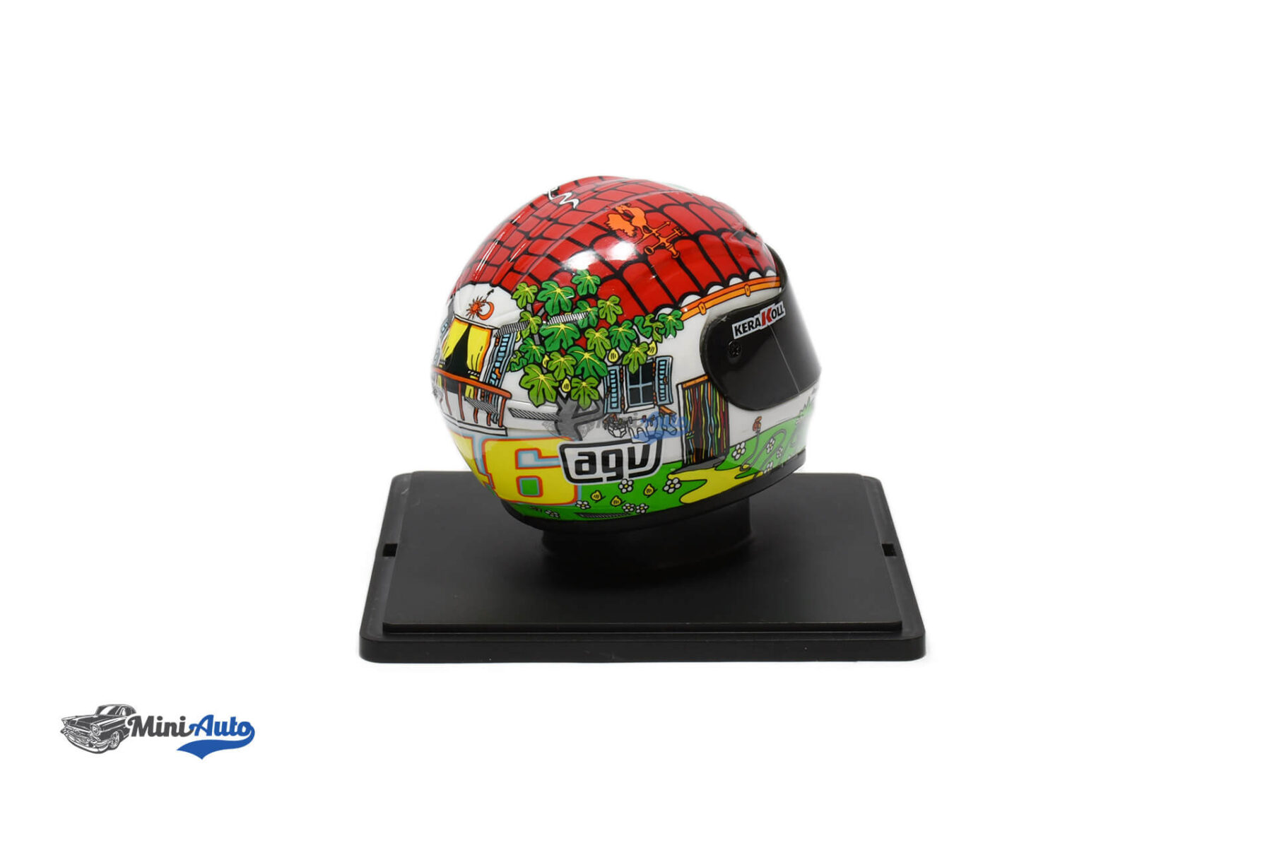 Valentino Rossi N46 Winner Misano Kaciga 1/5 - 2008 - Image 3