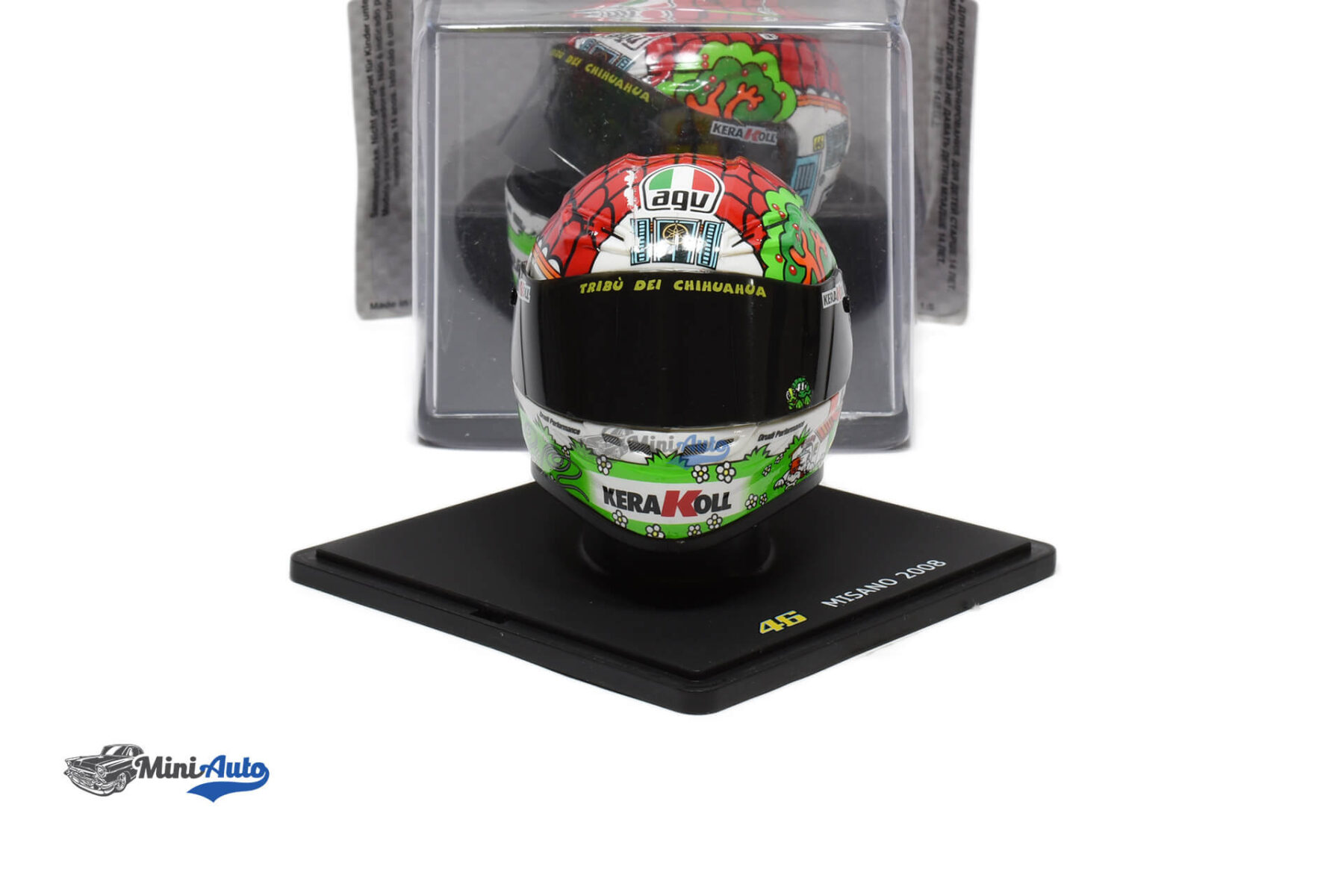 Valentino Rossi N46 Winner Misano Kaciga 1/5 - 2008 - Image 5