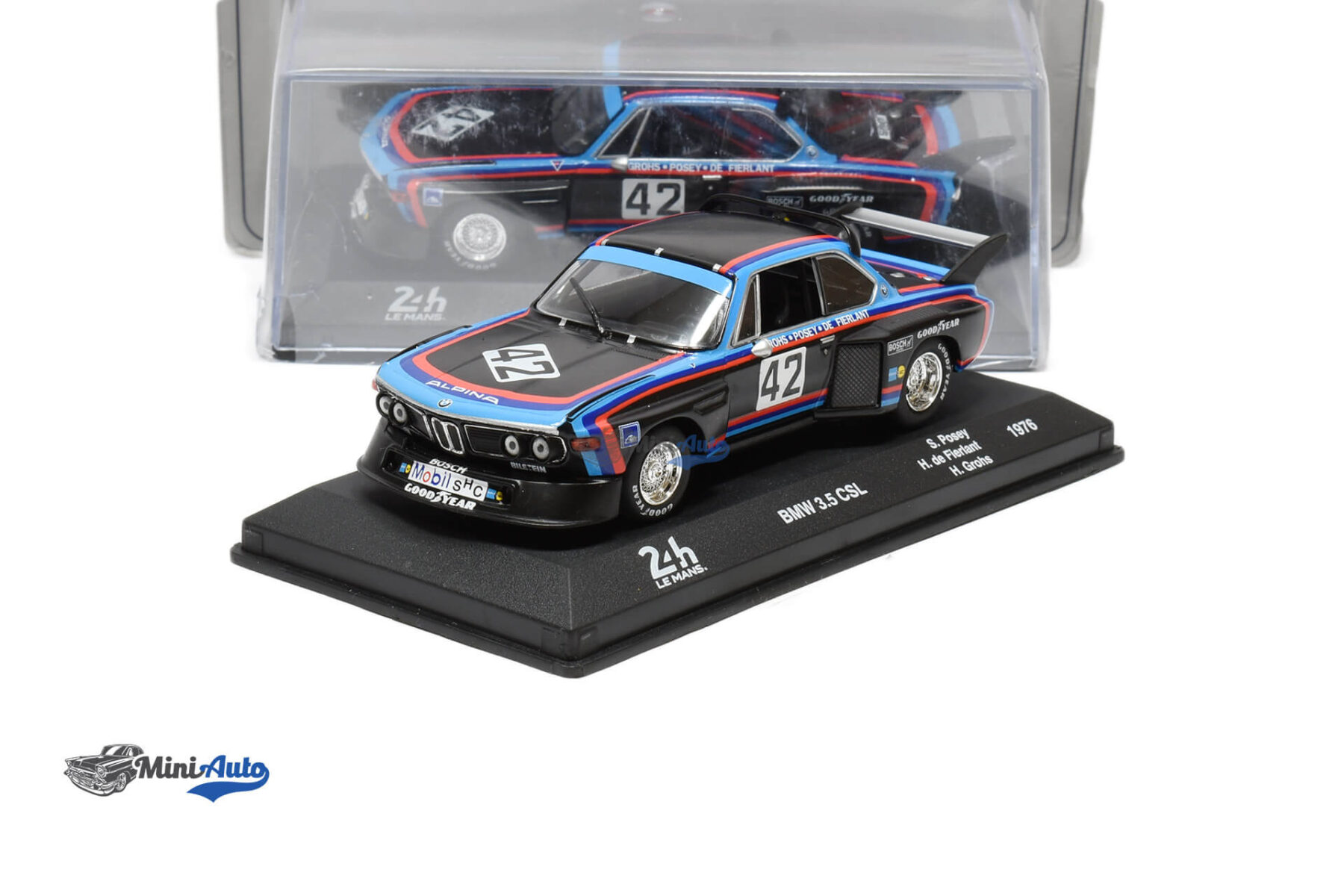 NOV89788---BMW-3.5-CSL-N42-24h-LeMans-Posey,-Fierlant,-Grohs---1976---Black_4 BMW 3.5 CSL N42 24h LeMans Posey, Fierlant, Grohs - 1976 - Black - Image 4