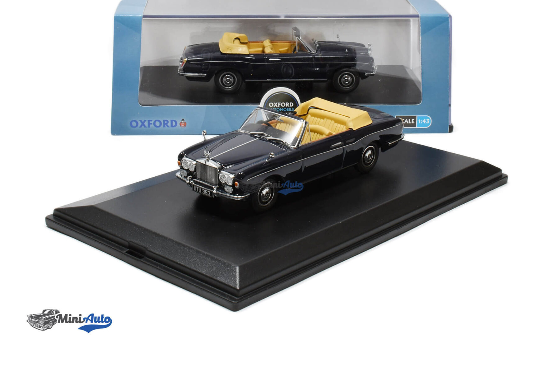 Rolls Royce Corniche Convertible - 1971 - Dark Blue - Image 4