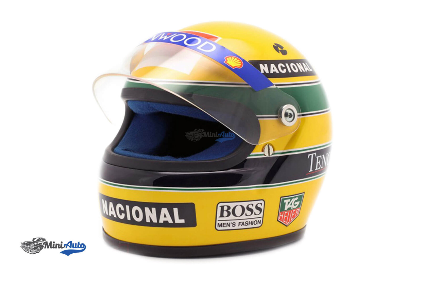 Ayrton Senna McLaren MP4/8 #8 Formula 1 - 1993 - Helmet - Image 4