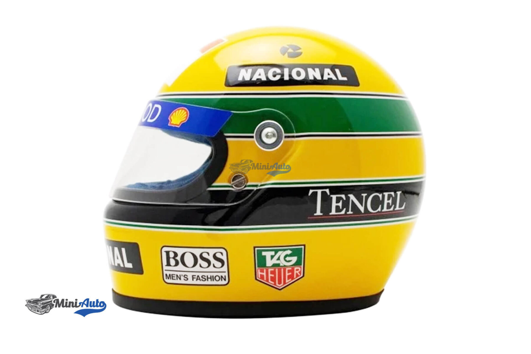 Ayrton Senna McLaren MP4/8 #8 Formula 1 - 1993 - Helmet - Image 3