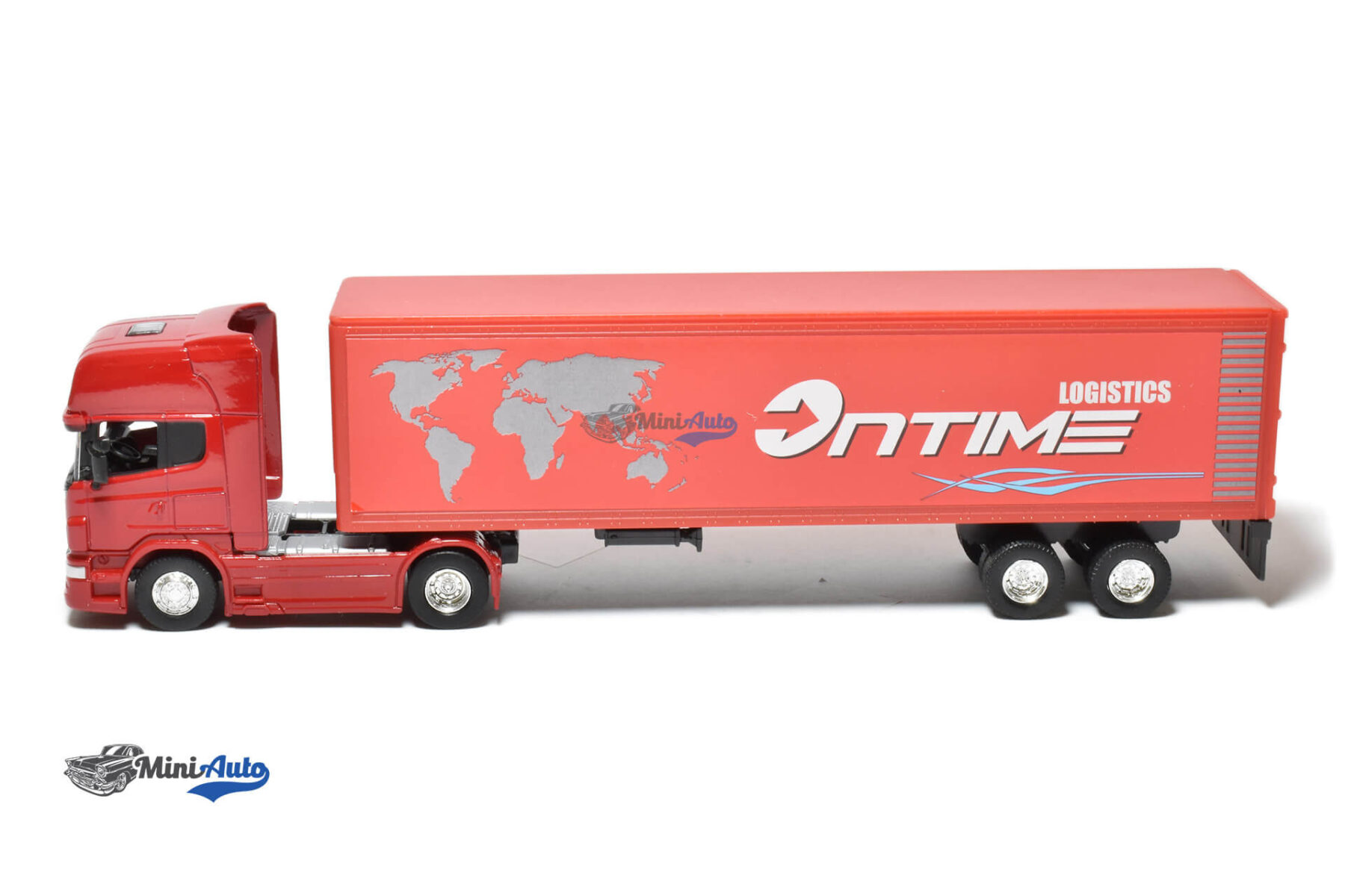 Scania R730 V8 Truck On Time Logistic T - 2011 - Red - Image 3