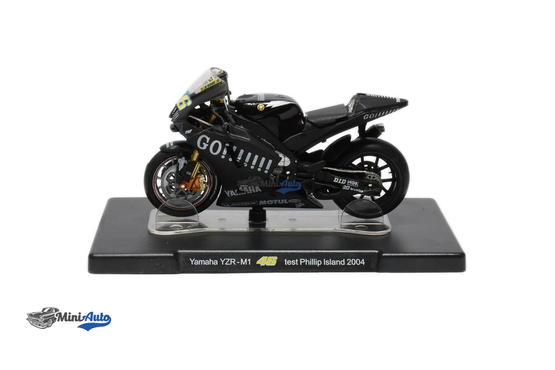 3 Yamaha - YZR-M1 Team Gouloises N46 World Champion Test Phillip Island Motogp Valentino Rossi - 2004 - Black - Image 3