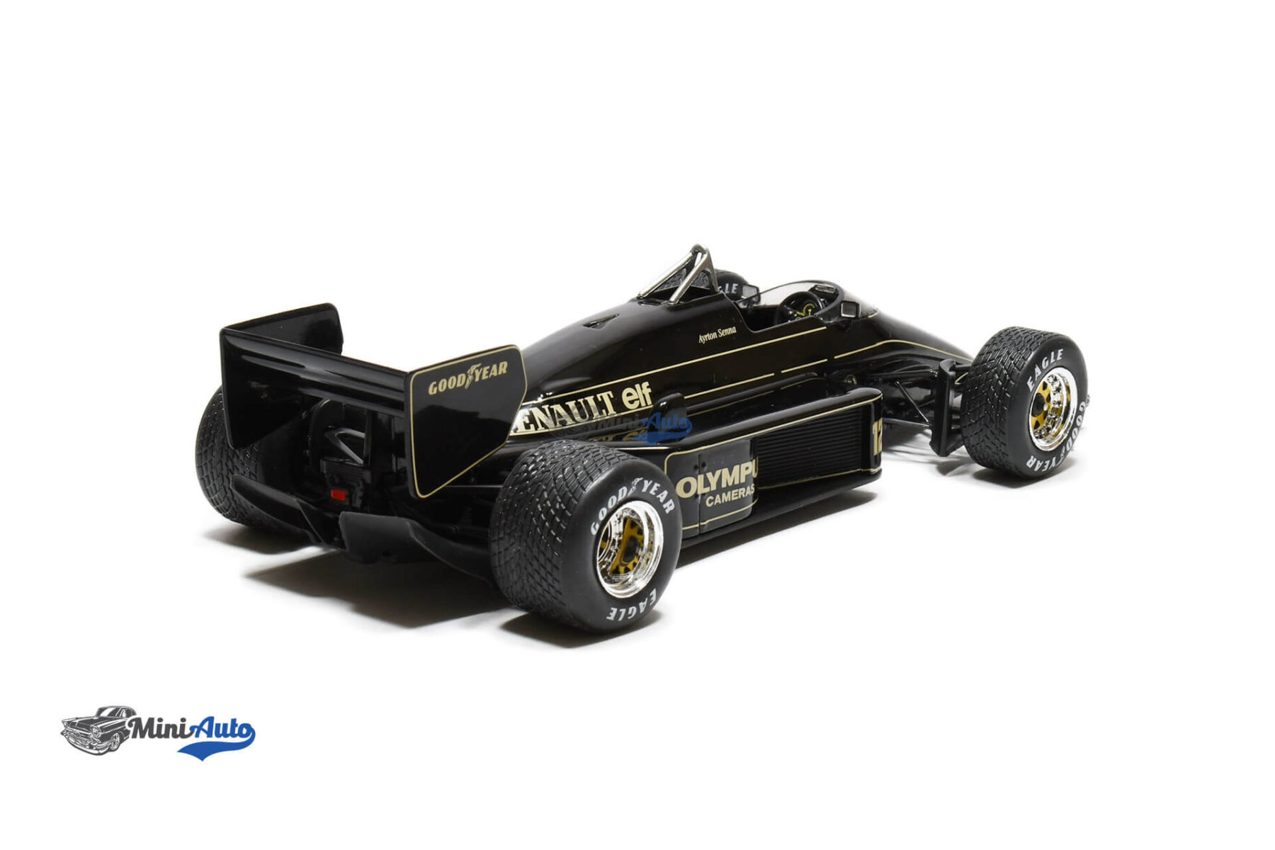 Lotus F1 97T Renault Turbo N12 Ayrton Senna - 1985 - Black - Image 2