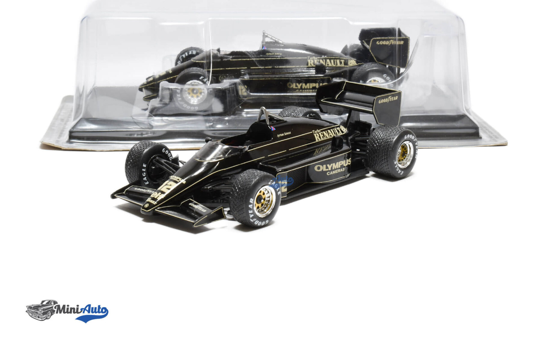 Lotus F1 97T Renault Turbo N12 Ayrton Senna - 1985 - Black - Image 4