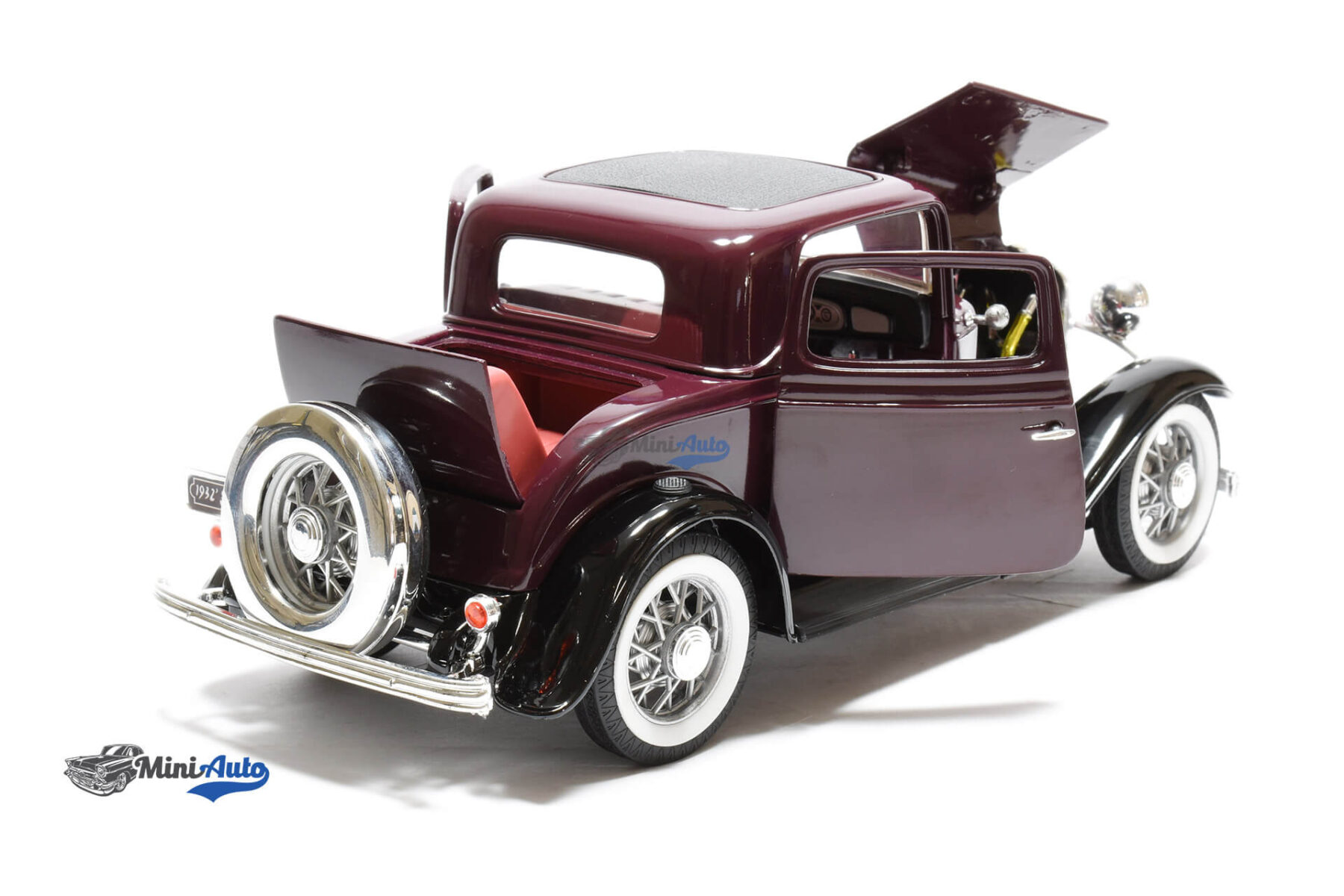 Ford Coupe - 1932 - Dark Red/Black - Image 4