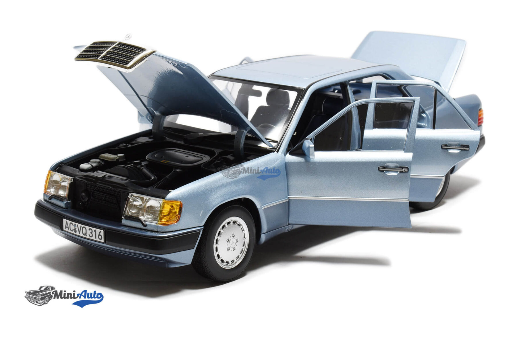 Mercedes Benz E-Class W124 230E - 1990 - Blue - Image 2