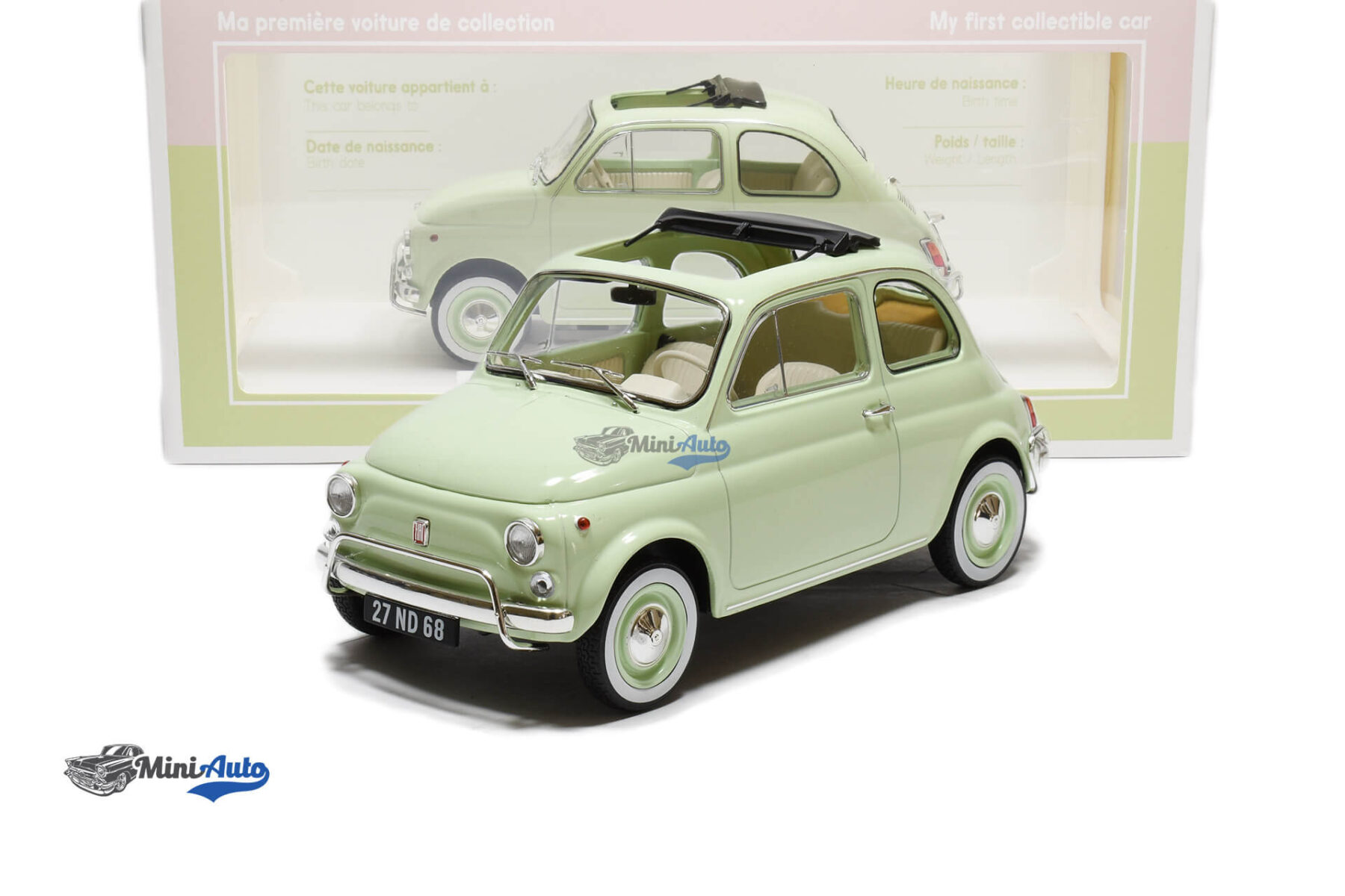 N187773---Fiat-500-Open-Roof---1968---Green_4 Fiat 500 Open Roof - 1968 - Green - Image 4