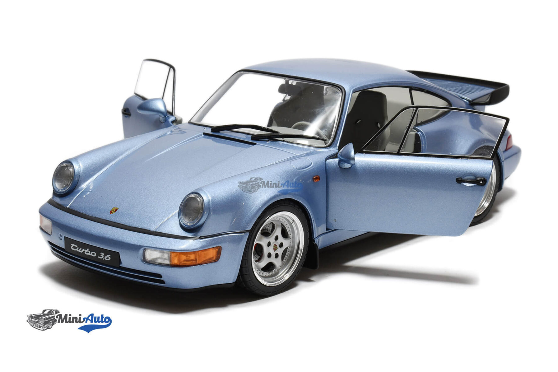 Porsche 911 964 Turbo Coupe - 1990 - Blue - Image 2