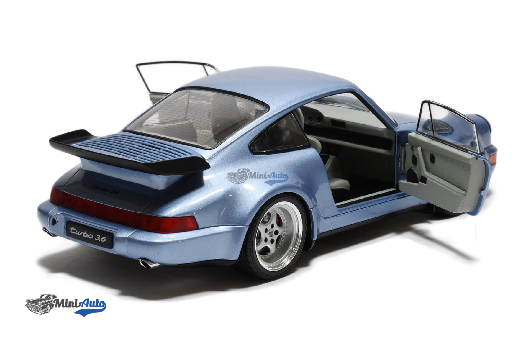 Porsche 911 964 Turbo Coupe - 1990 - Blue - Image 4