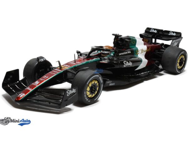 Alfa Romeo F1 C43 Team Stake N77 V. Bottas - 2023 - Black/Red