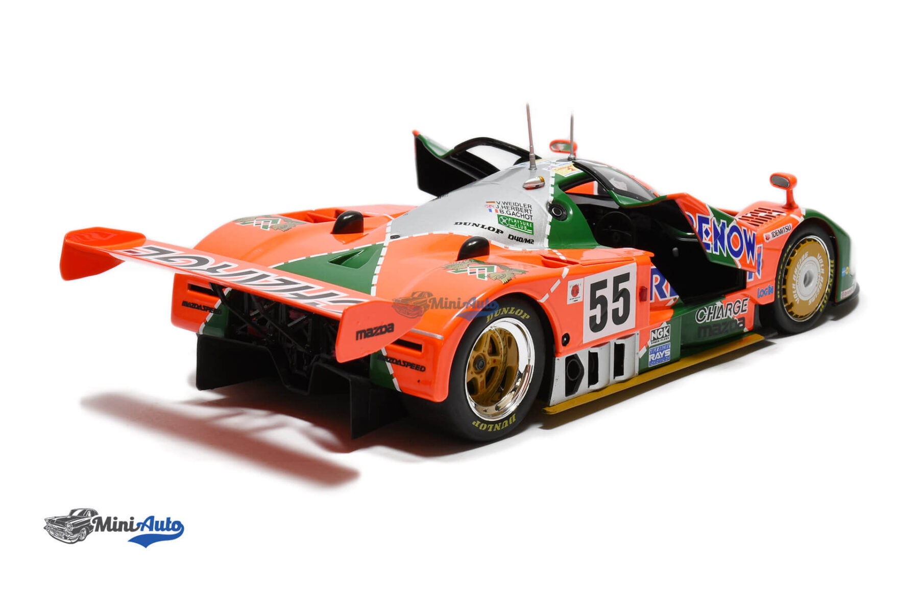 Mazda 787B 2.6L N55 Winner 24h Le Mans - 1991 - Orange/Green - Image 4