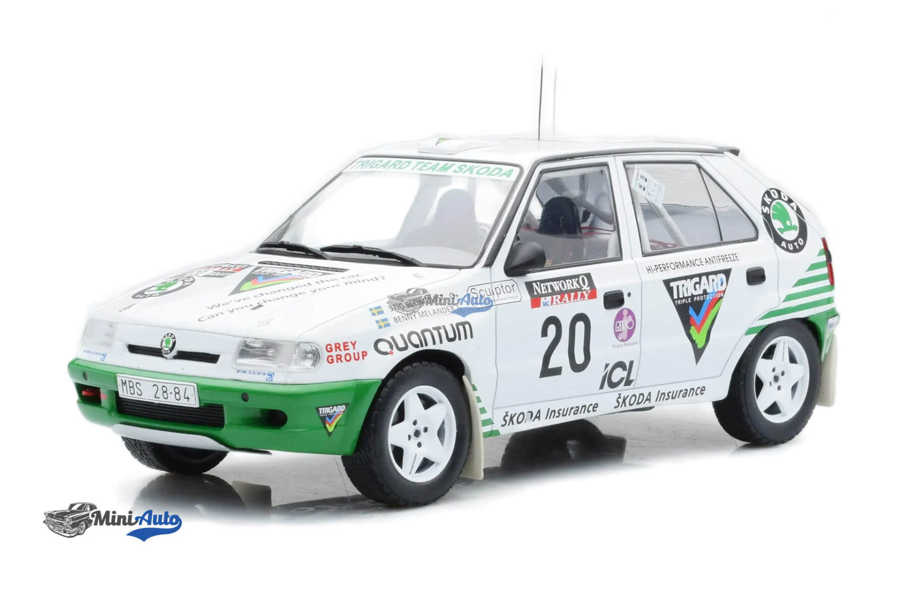 Skoda Felicia N20 Blomqvist - 1995 - White/Green - Image 1
