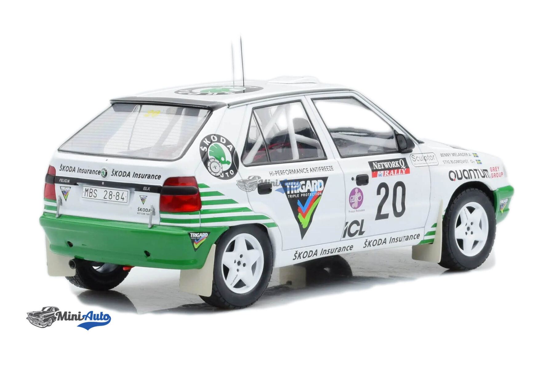 Skoda Felicia N20 Blomqvist - 1995 - White/Green - Image 2