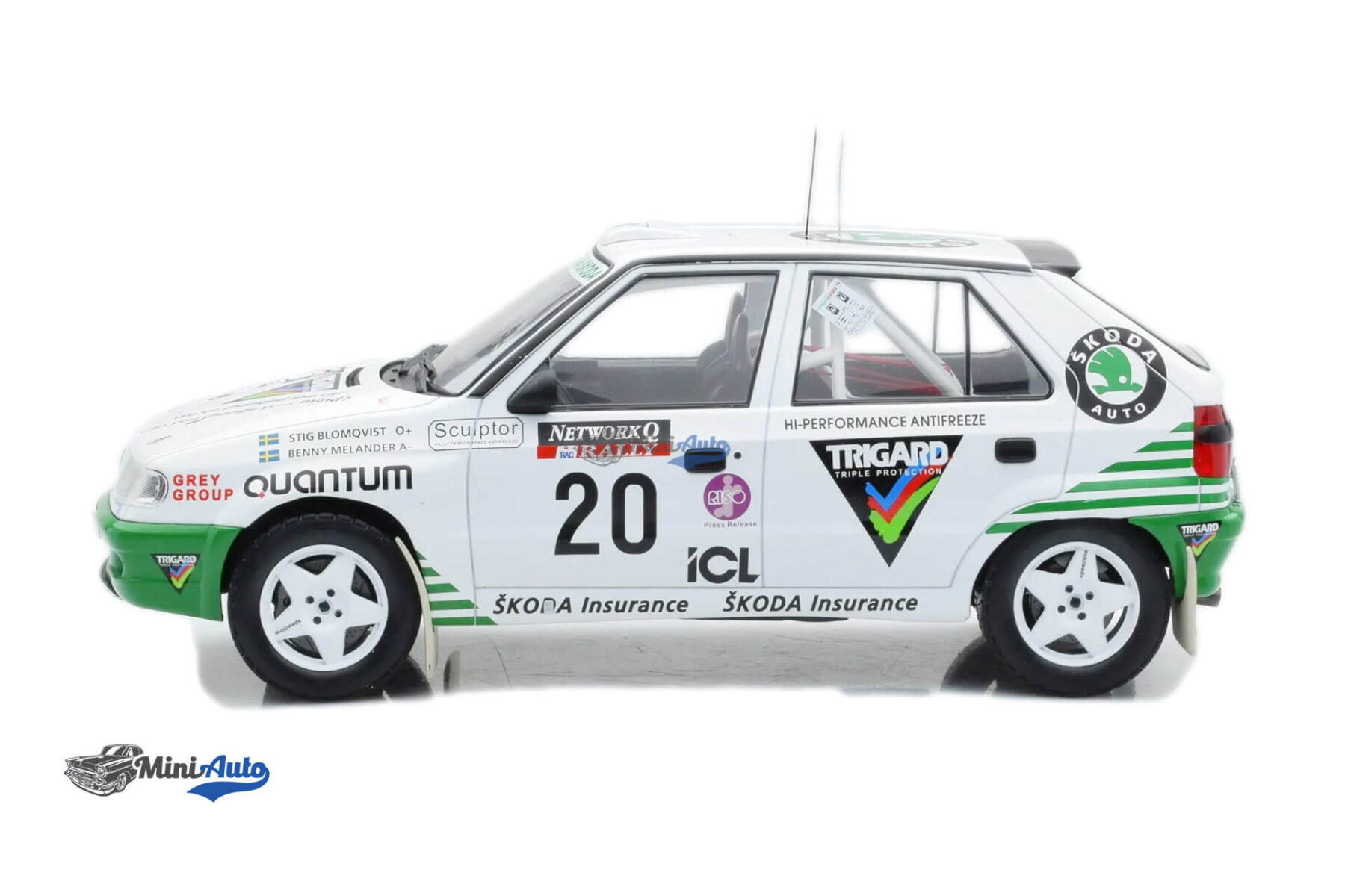 Skoda Felicia N20 Blomqvist - 1995 - White/Green - Image 3