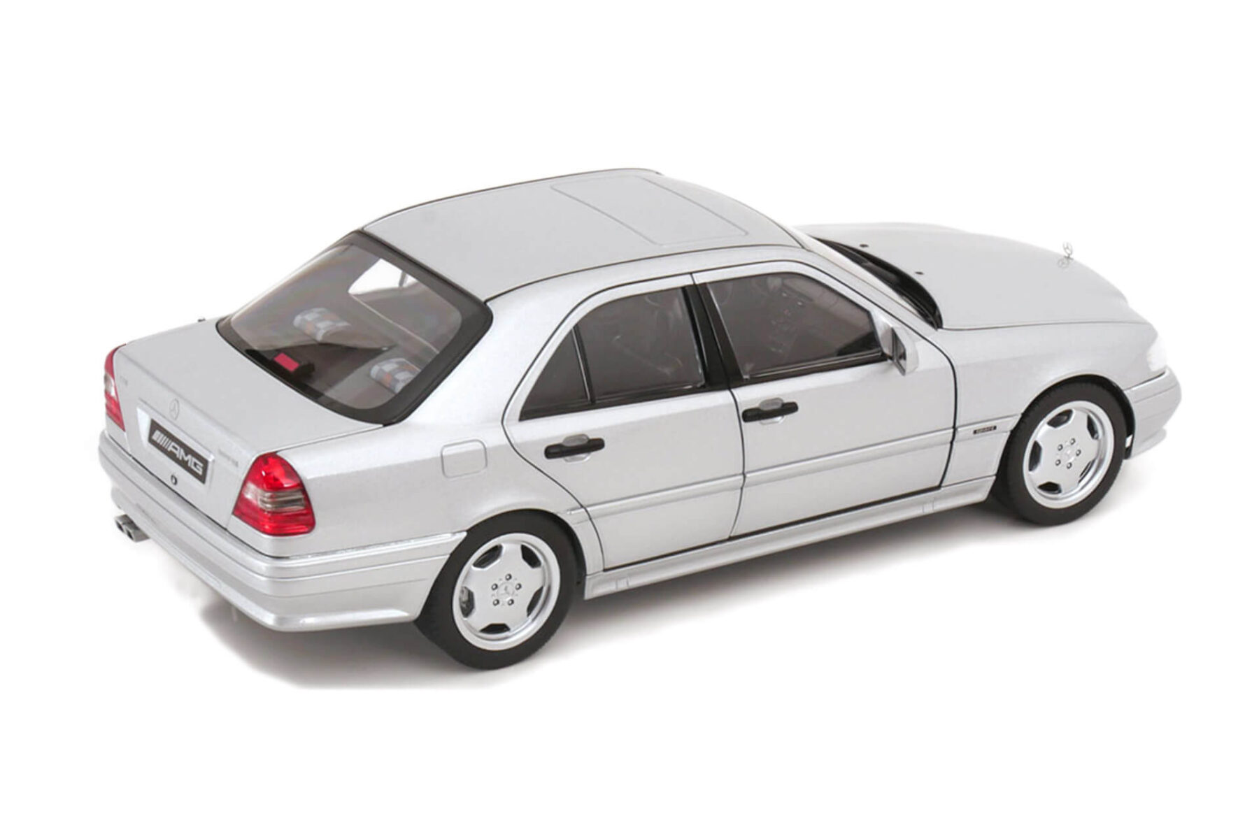N183380-Norev-Mercedes-Benz-C63-AMG-W202-1993_2 Mercedes Benz W202 C63 AMG (Limited Edition 1000 pcs) - 1993 - Silver - Image 2