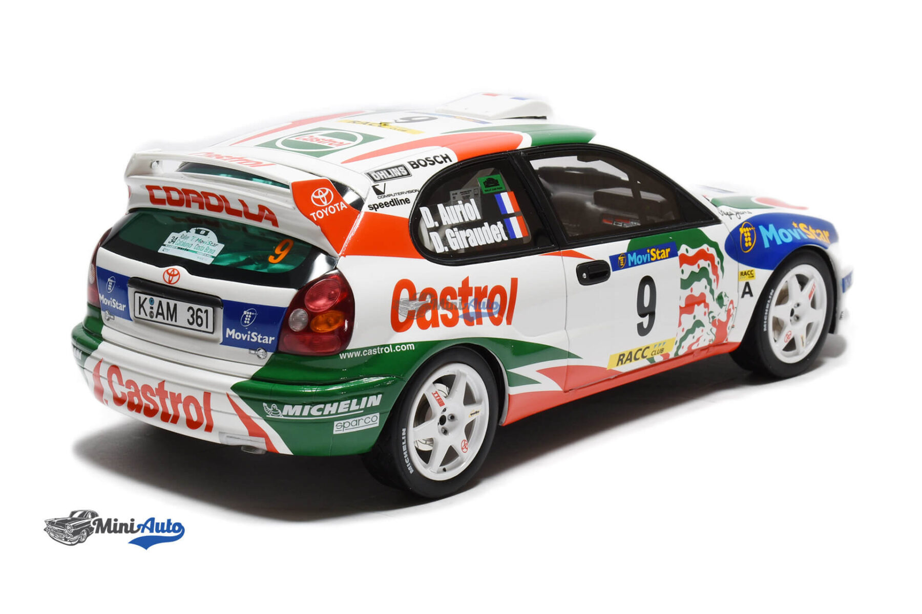 Toyota Corolla WRC N9 - 1998 - White - Image 2