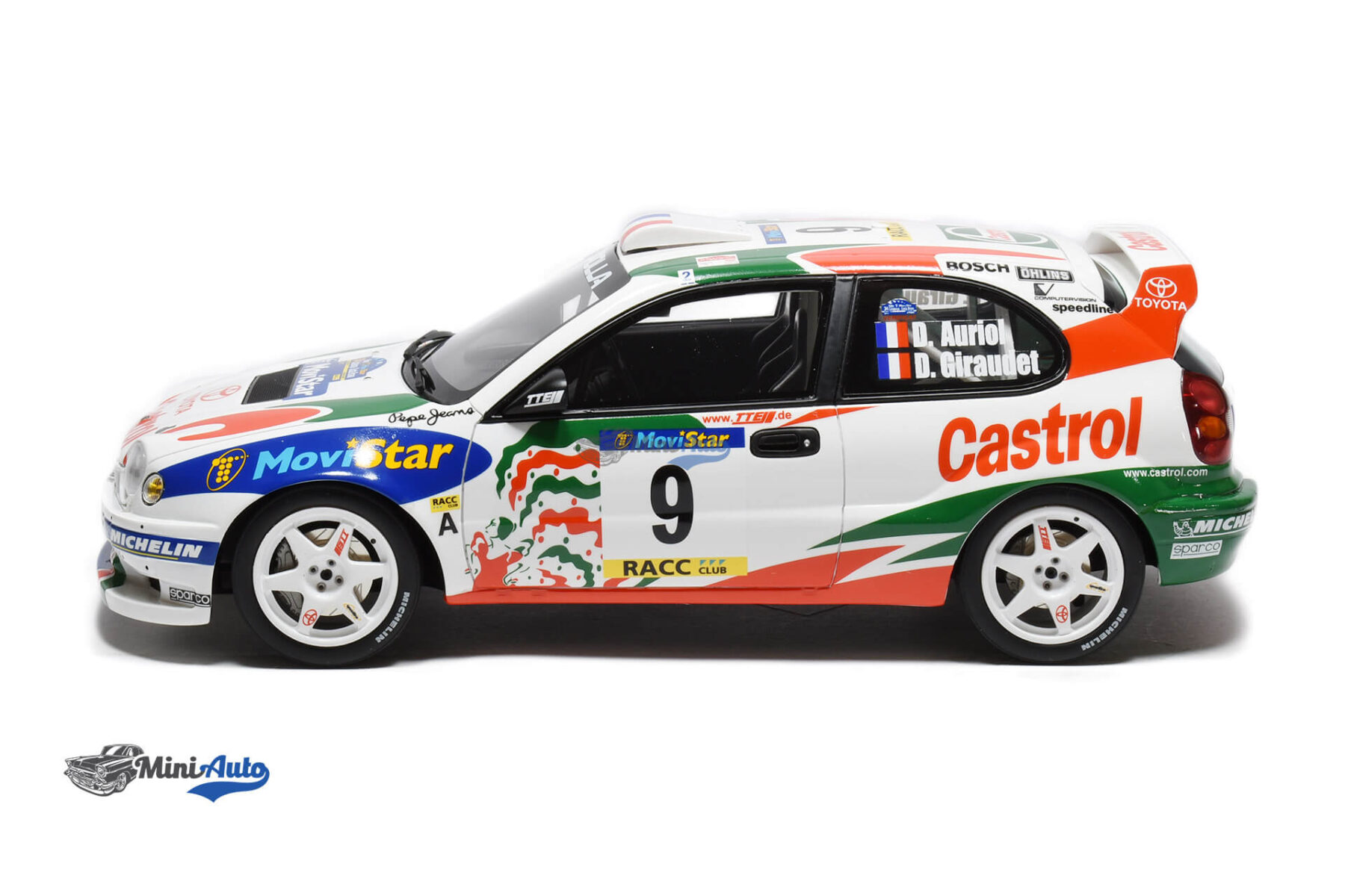 Toyota Corolla WRC N9 - 1998 - White - Image 3