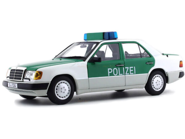 Mercedes Benz W124 230E Polizei (Dealer Edition - Limited 1000 pcs) - 1990 - White/Green