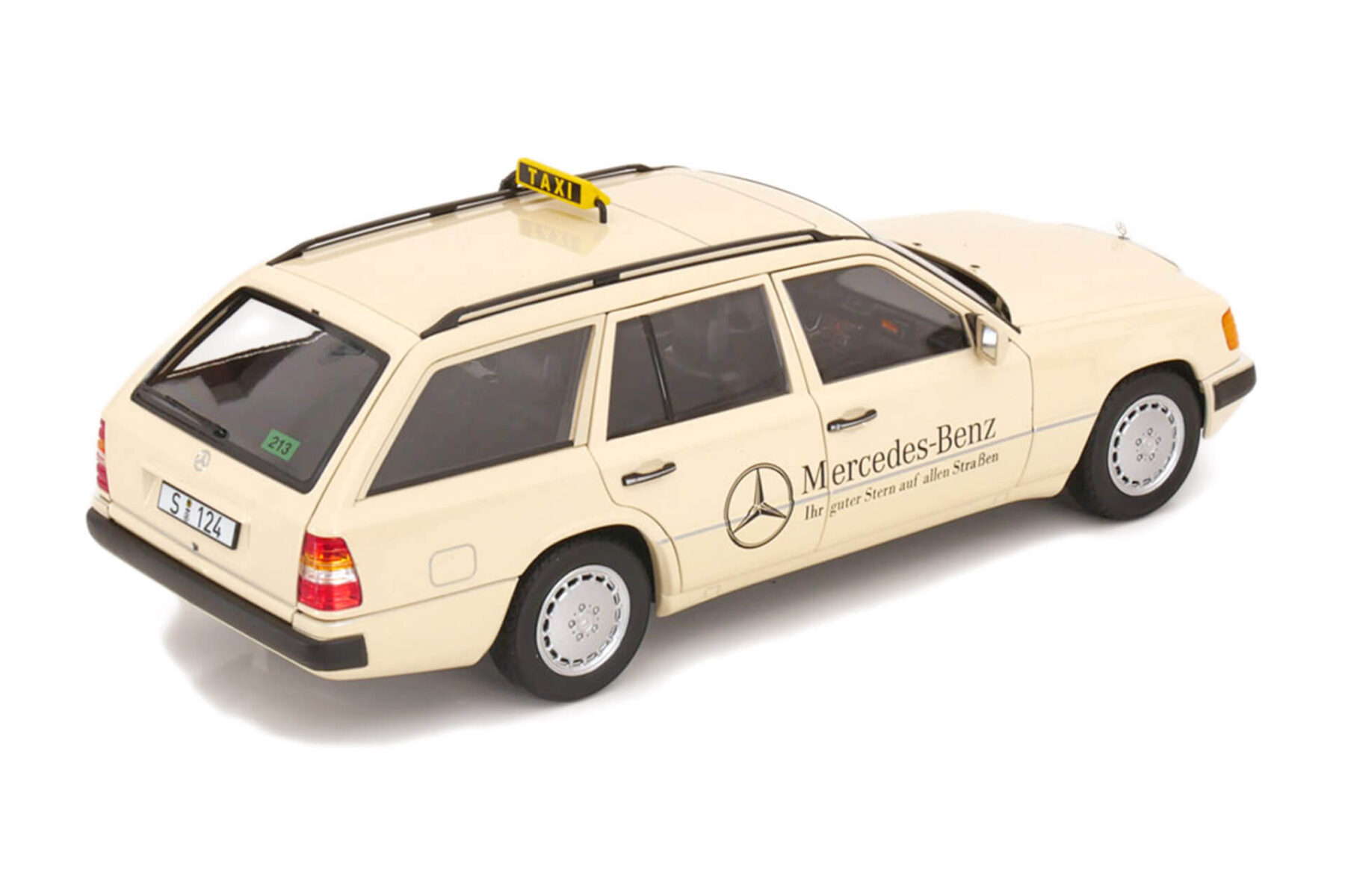 Mercedes Benz S124 200D Taxi - 1989 - Beige - Image 3