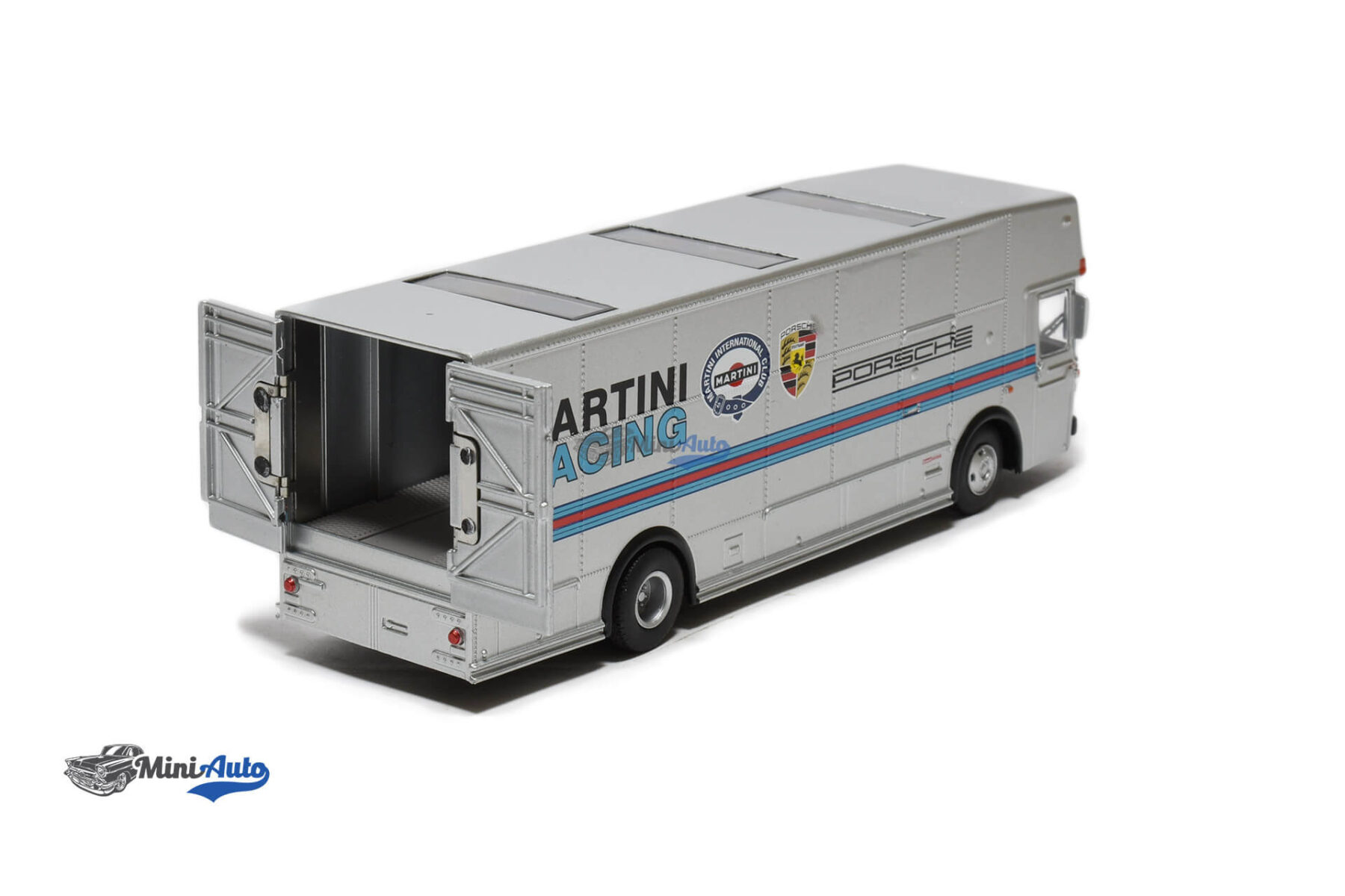 Mercedes Benz O317 Renntrans Martini Porsche - 1968 - Silver - Image 3