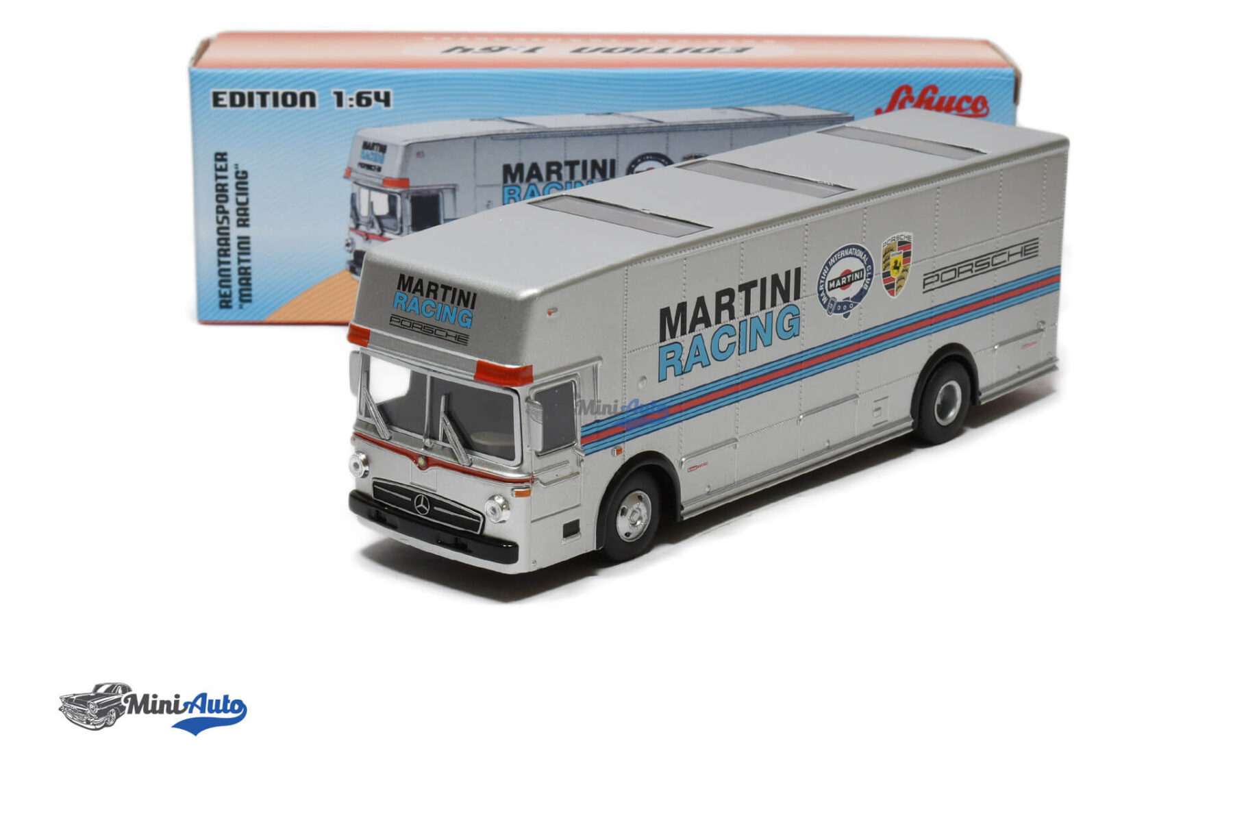 Mercedes Benz O317 Renntrans Martini Porsche - 1968 - Silver - Image 5