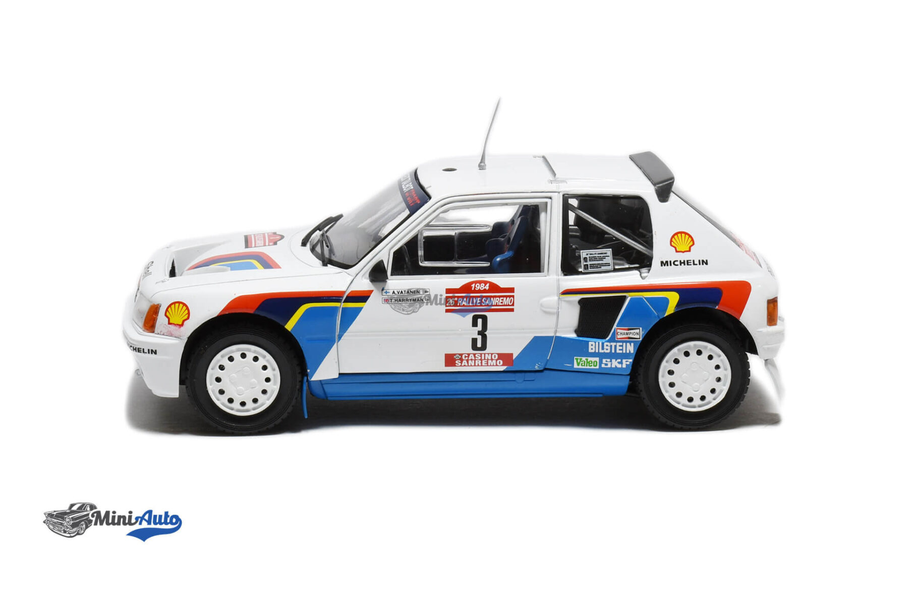 AAWRC031---Peugeot-205-T16-N3-A.Vatanen---1984---White_3 Peugeot 205 T16 N3 A.Vatanen - 1984 - White - Image 3