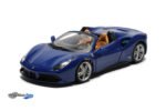 Ferrari 488 Spider 2015 (inspired by the 166 Touring Barchetta) - Blue Met