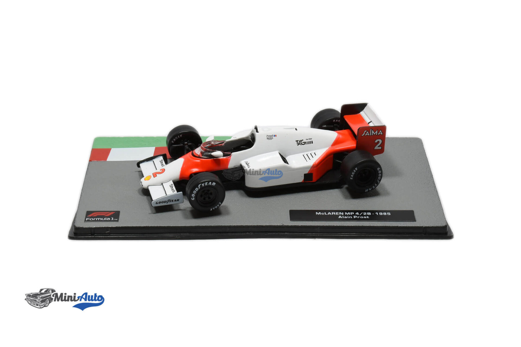 McLaren MP4/2B F1 N2 A. Prost - 1985 - White/Red - Image 3