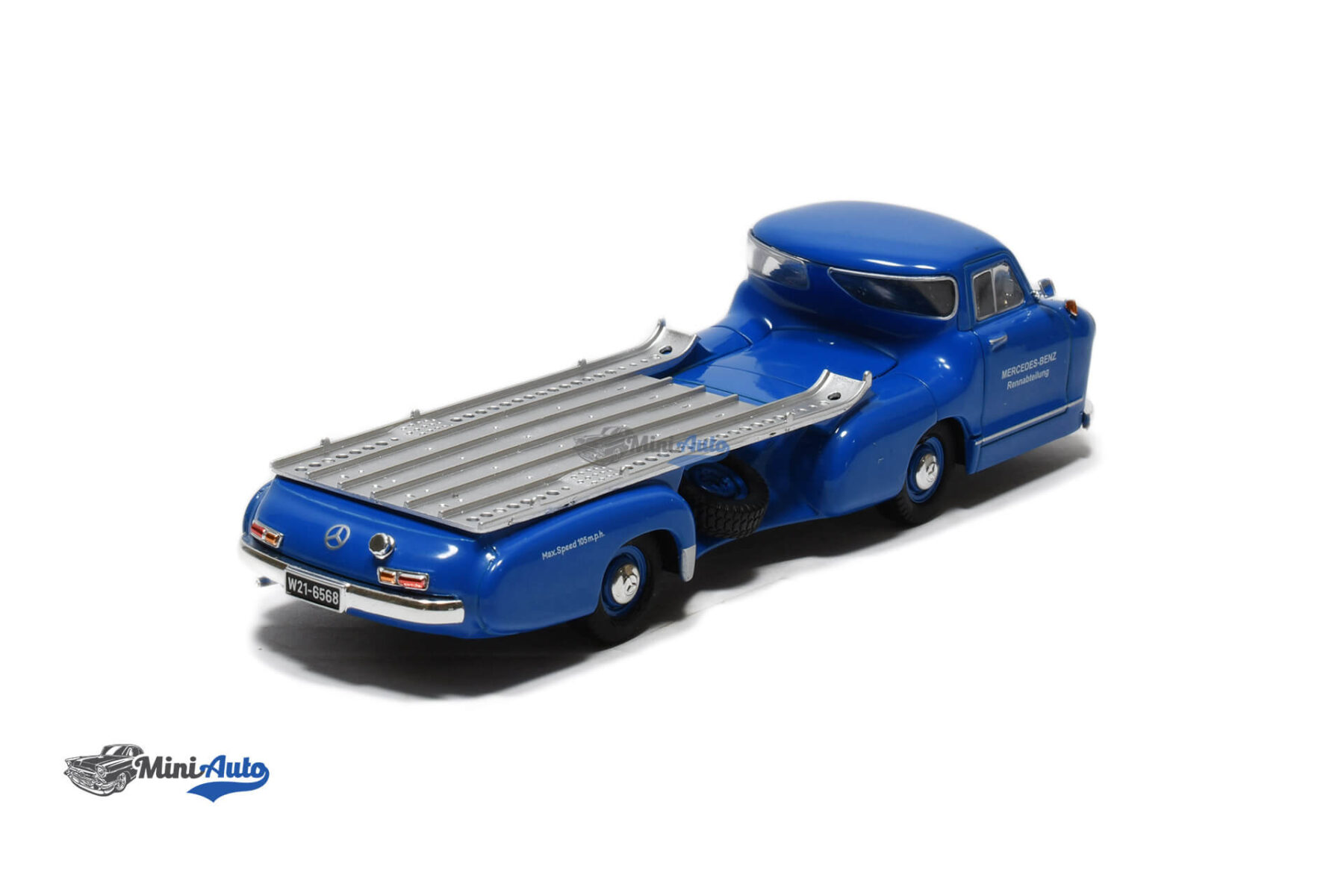 Mercedes Benz Racing Car Transporter Rennabteilung - 1955 - Blue - Image 2