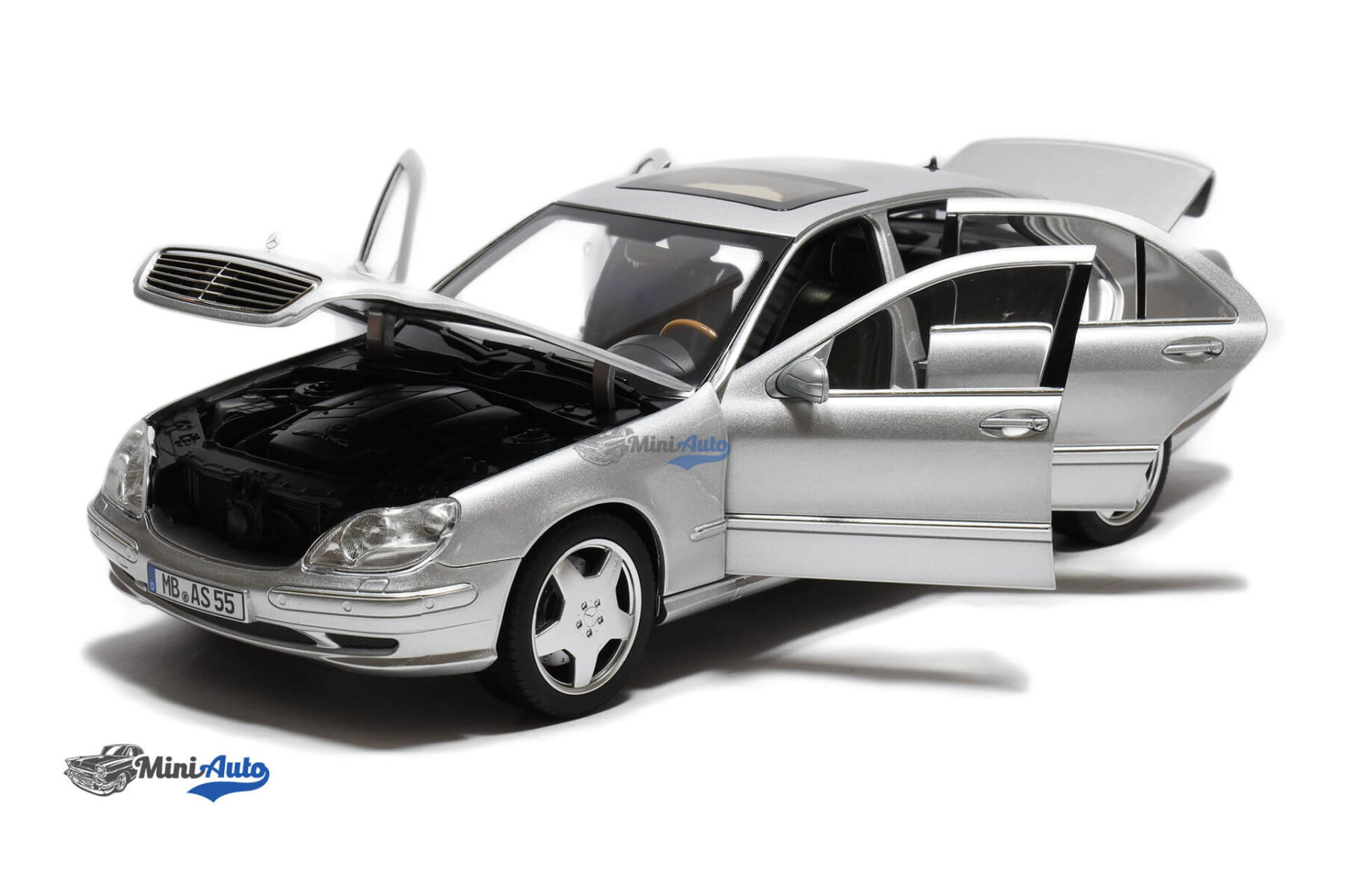 Mercedes Benz S-Class S55 AMG W220 (Limited 500pcs) - 2000 - Silver - Image 2