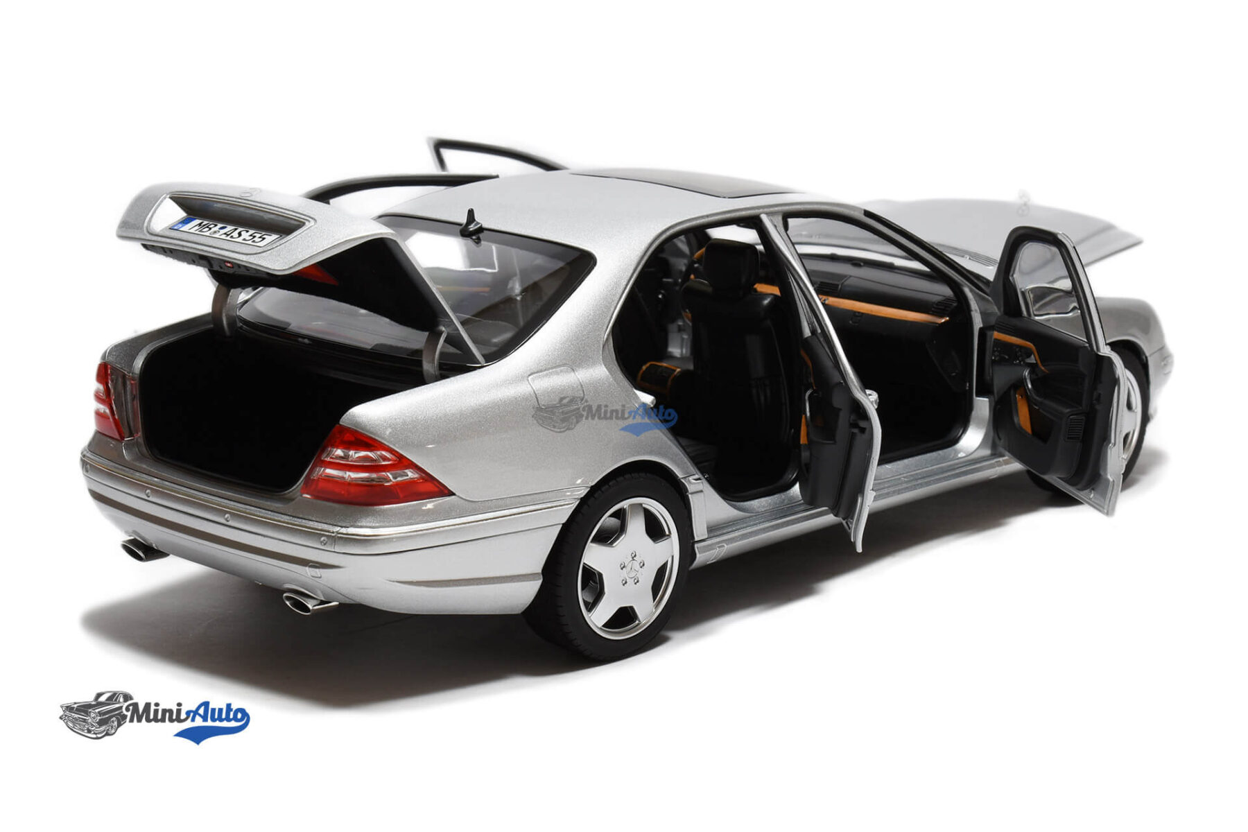 Mercedes Benz S-Class S55 AMG W220 (Limited 500pcs) - 2000 - Silver - Image 4