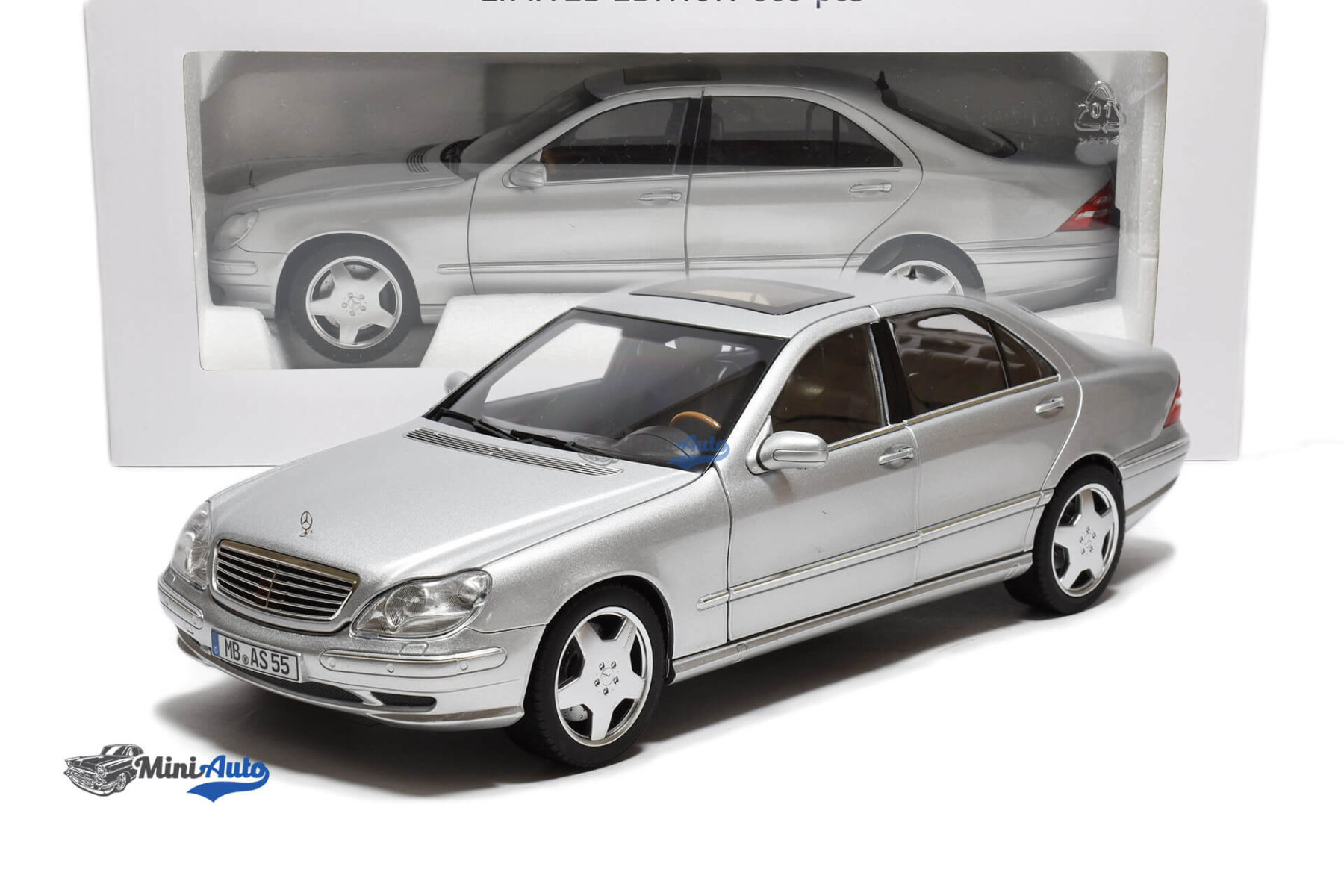 Mercedes Benz S-Class S55 AMG W220 (Limited 500pcs) - 2000 - Silver - Image 6