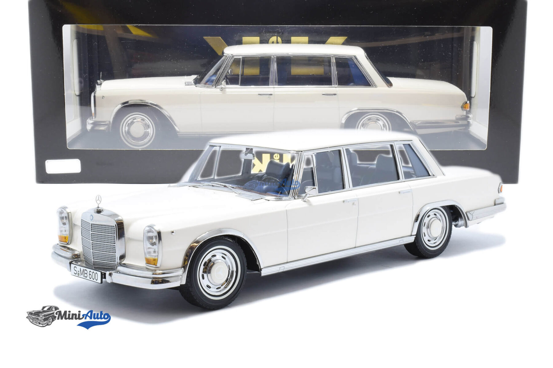 Mercedes Benz S-Class 600 SWB W100 - 1963 - White - Image 4